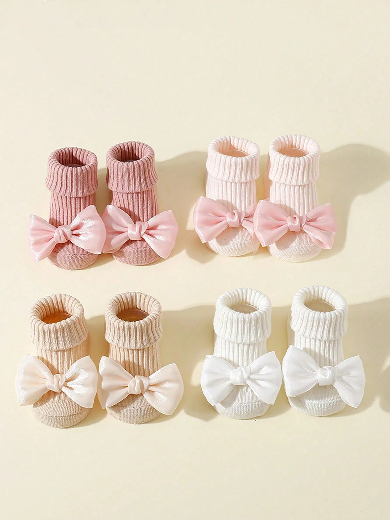 4 Pairs Toddler Socks with Bows, Soft Cotton Cute Ankle Socks for Infants Girls
4 Pairs Toddler Socks with Bows, Soft Cotton Cute Ankle Socks for Infants Girls