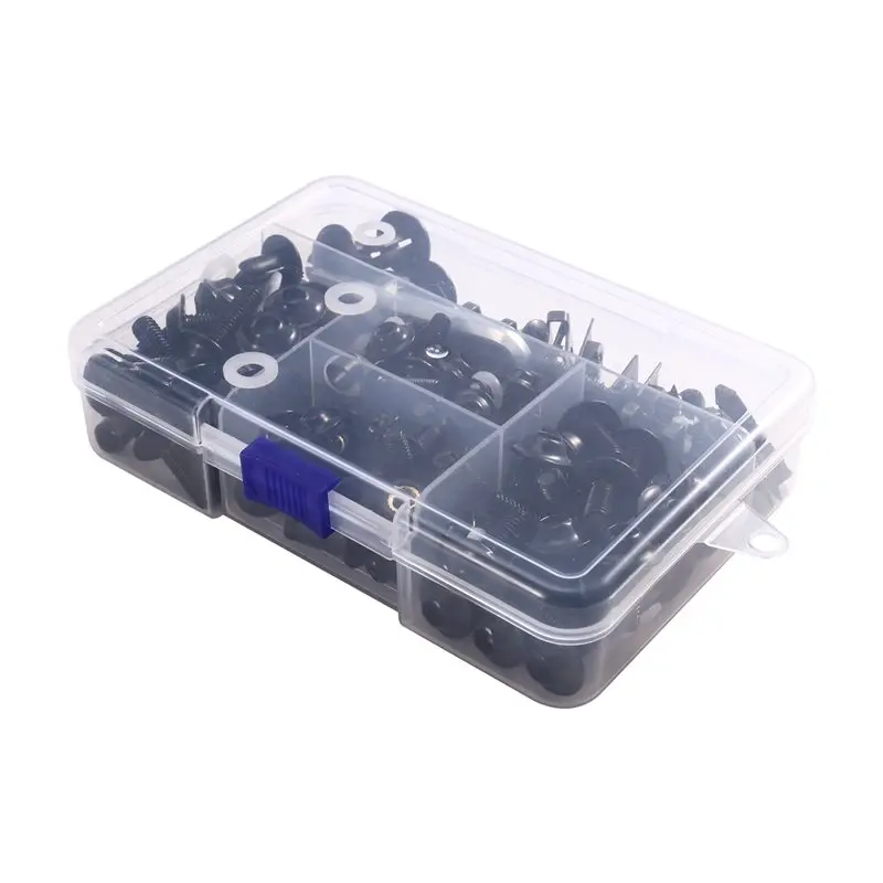 For Motorcycle Fairing Bolt Kit(195Pcs), Aluminum Screws Nuts Clips Fasteners Set Screw Set Repair For Motorcycles-N30R
For Motorcycle Fairing Bolt Kit(195Pcs), Aluminum Screws Nuts Clips Fasteners Set Screw Set Repair For Motorcycles-N30R