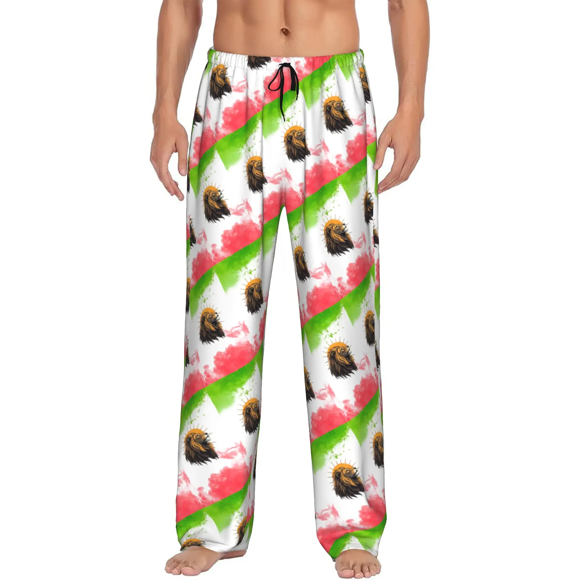 Custom Printed Men Iran Flag Persian Winged Lion Pajama Pants Sleepwear Sleep Lounge Bottoms with Pockets
Custom Printed Men Iran Flag Persian Winged Lion Pajama Pants Sleepwear Sleep Lounge Bottoms with Pockets