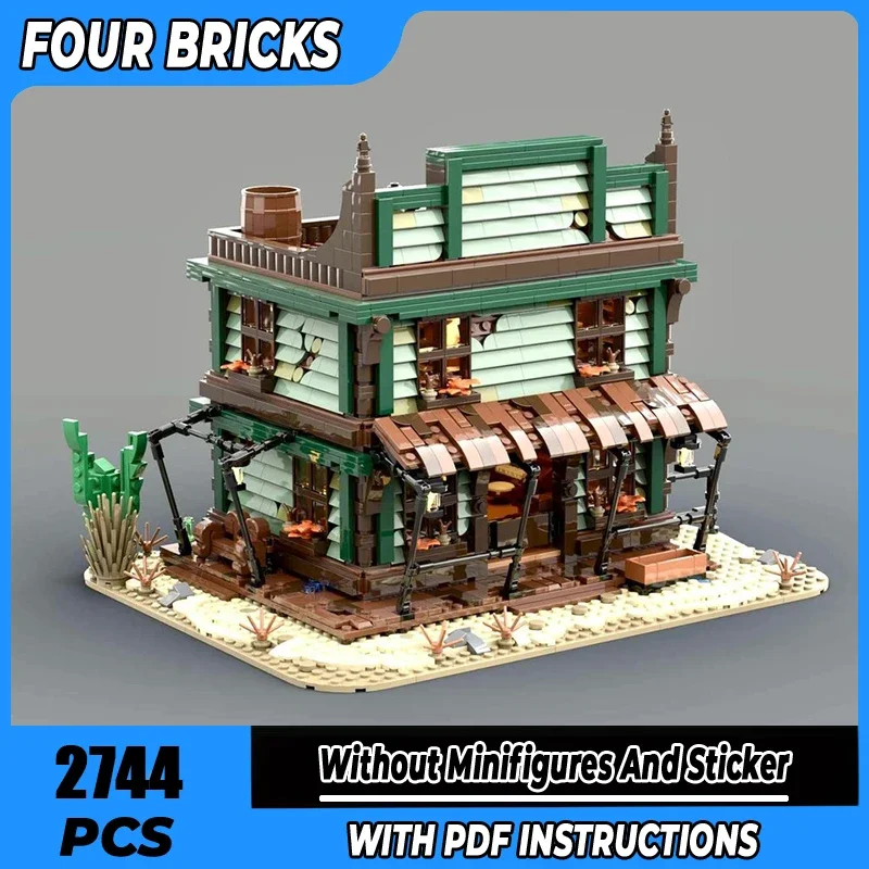 Строительные блоки Moc, модульная технология западного салона, модульные кирпичи, модель, подарки, рождественские игрушки, наборы «сделай сам», сборка
Строительные блоки Moc, модульная технология западного салона, модульные кирпичи, модель, подарки, рождественские игрушки, наборы «сделай сам», сборка