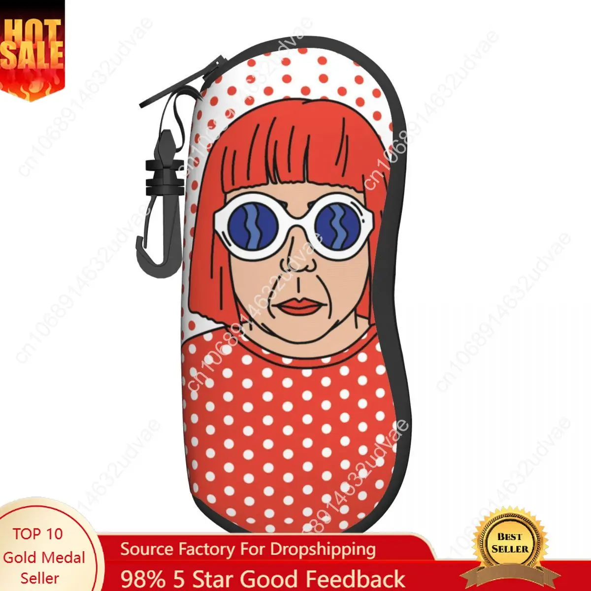 Custom Yayoi Kusama Self Portrait Eyeglass Glasses Case Women Men Soft Sunglasses Protective Pouch 
Custom Yayoi Kusama Self Portrait Eyeglass Glasses Case Women Men Soft Sunglasses Protective Pouch