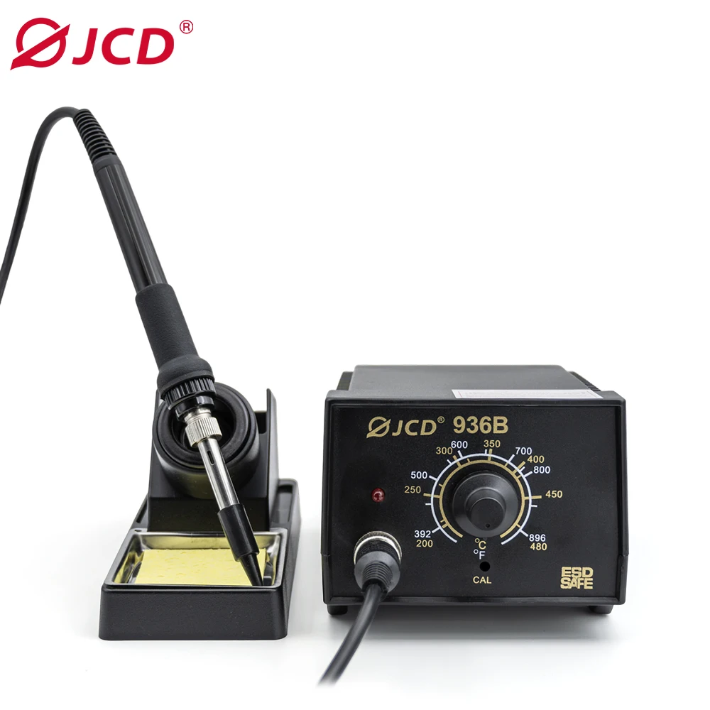 JCD 936B 110V/220V Anti static electric welding machine Lead Free Temperature Controlled Soldering Station Rework Soldering Iron
JCD 936B 110V/220V Anti static electric welding machine Lead Free Temperature Controlled Soldering Station Rework Soldering Iron