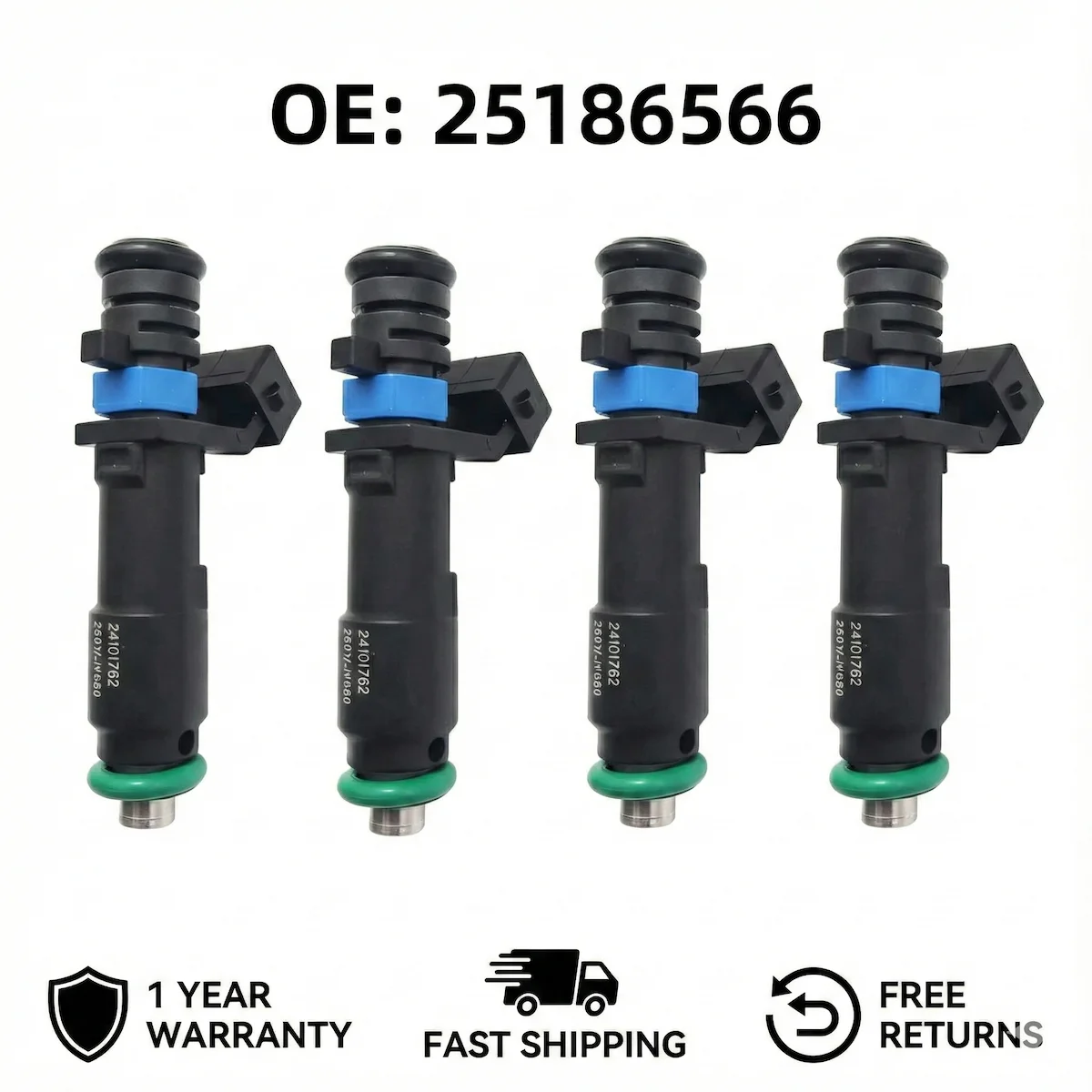4x OEM Reman Fuel Injectors 25186566 For Chevy Spark 1.2L 2013-2015 2016 Classic
4x OEM Reman Fuel Injectors 25186566 For Chevy Spark 1.2L 2013-2015 2016 Classic