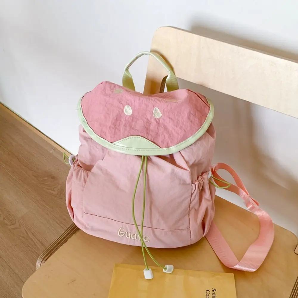 Korean Style Outdoor Drawstring Backpack Travel Dopamine Color Fruit Nylon Backpack Commute Book Bag Hiking Shoulder Bag Women
Korean Style Outdoor Drawstring Backpack Travel Dopamine Color Fruit Nylon Backpack Commute Book Bag Hiking Shoulder Bag Women