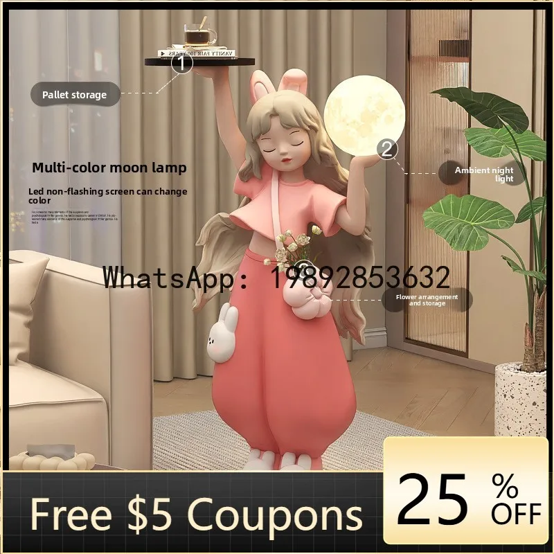 Z4 Creative Girl Living Room Large Floor Ornament TV Cabinet Side Home Decoration Gift
Z4 Creative Girl Living Room Large Floor Ornament TV Cabinet Side Home Decoration Gift