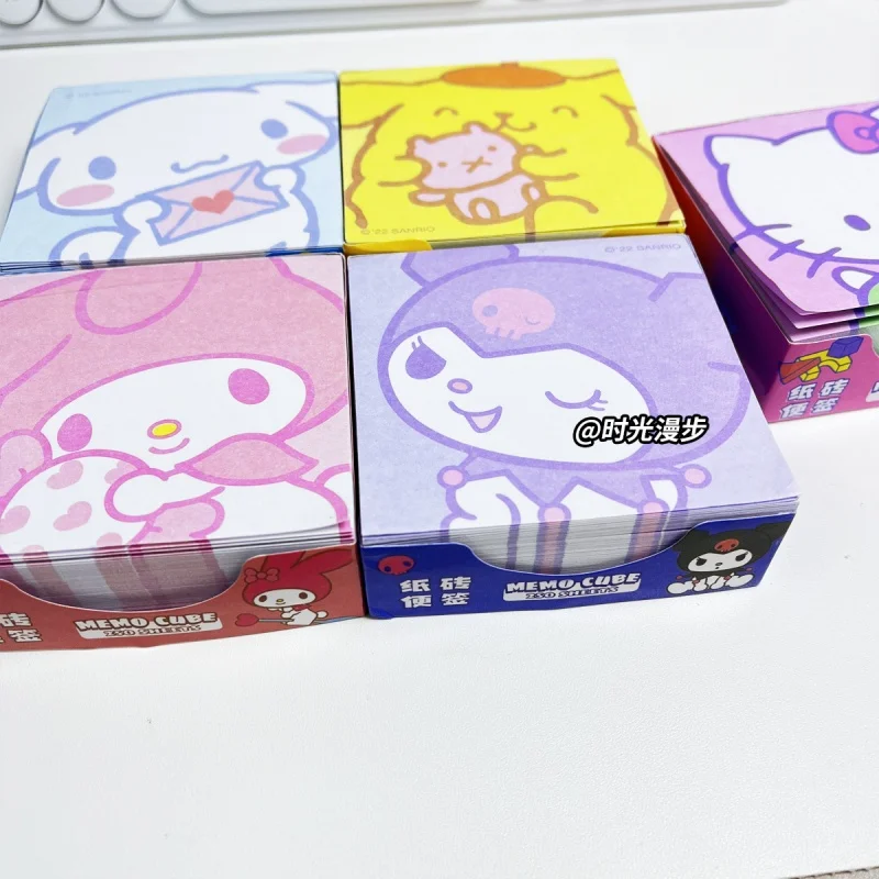 250Pcs Sanrio Hello Kitty Note Paper Kawaii Kuromi Melody Cinnamoroll Note Decorative Paper Student School Stationery Supplies
250Pcs Sanrio Hello Kitty Note Paper Kawaii Kuromi Melody Cinnamoroll Note Decorative Paper Student School Stationery Supplies