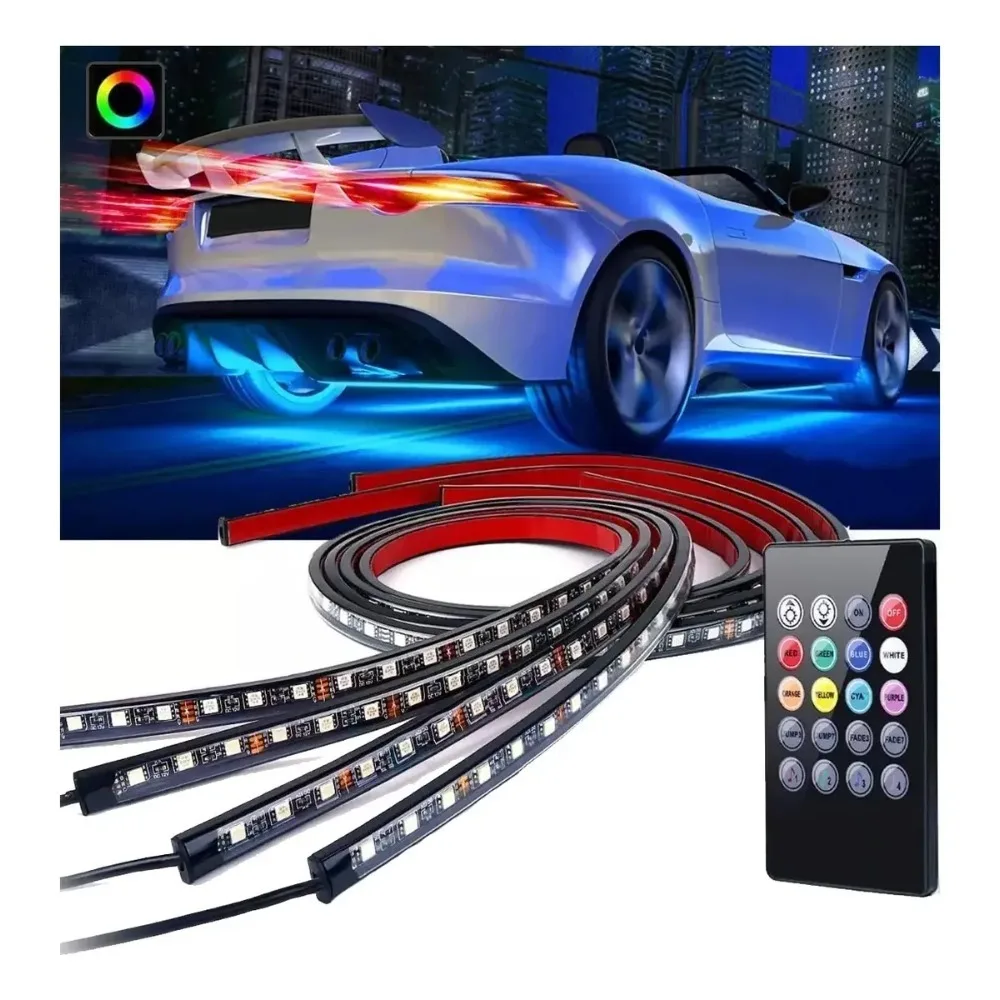 Car Underbody LED Strip Light RGB Neon Lamp Flexible Waterproof Remote & APP Control Decor Light
Car Underbody LED Strip Light RGB Neon Lamp Flexible Waterproof Remote & APP Control Decor Light