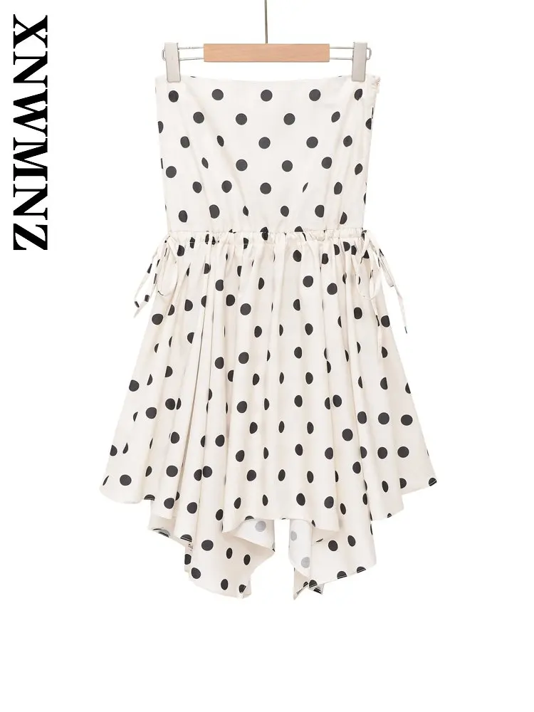 XNWMNZ 2026 Summer Lady Fashion Simple Sleeveless Strapless wrinkle Short Dress Chic Party Woman Casual Print Thin Slim Dresses
XNWMNZ 2026 Summer Lady Fashion Simple Sleeveless Strapless wrinkle Short Dress Chic Party Woman Casual Print Thin Slim Dresses