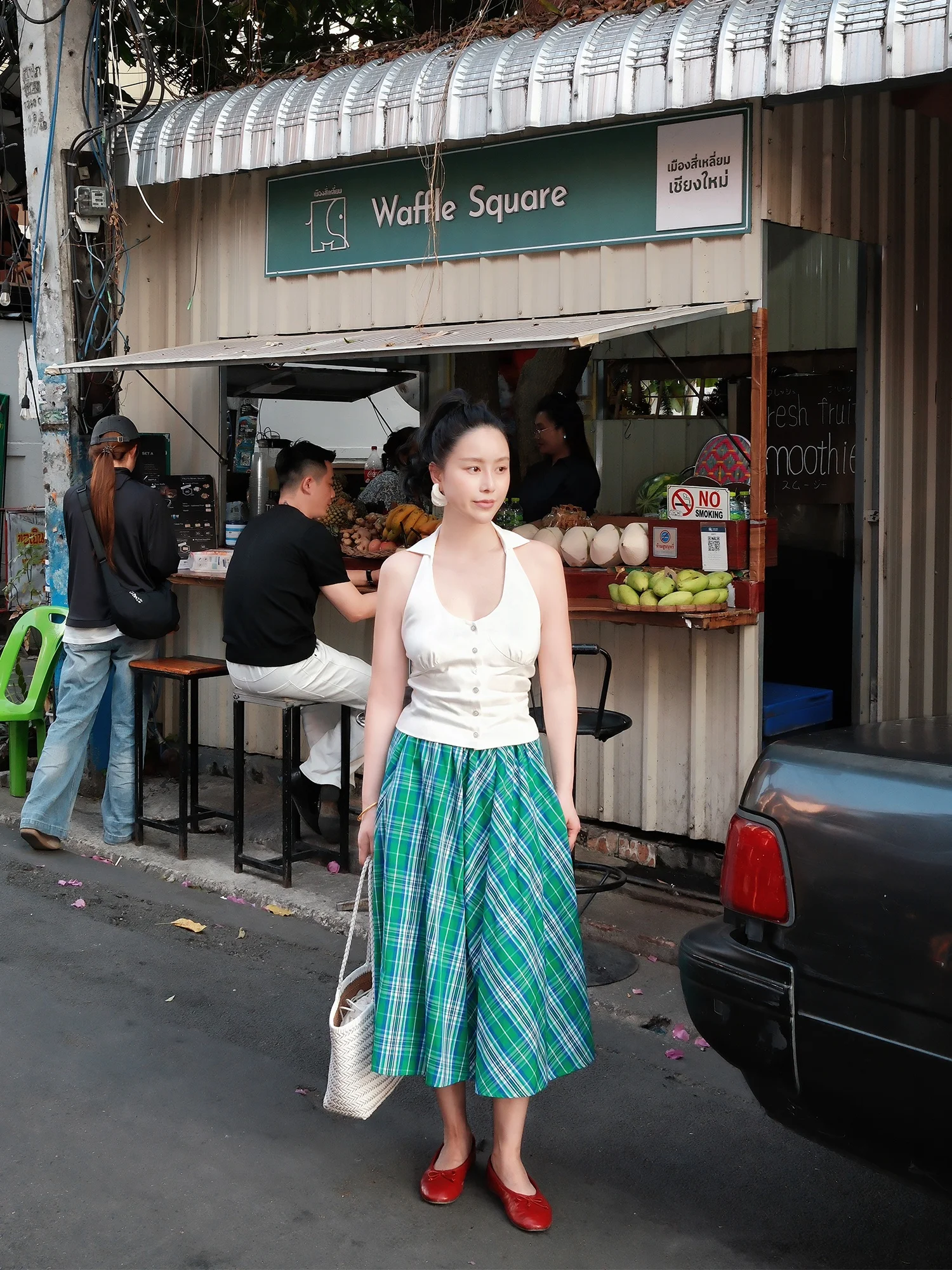Miss Zhu's Vintage Court High Waist Plaid Umbrella Skirt Women's Slimming Tall A-Line Midi Skirt French Style Cotton Material
Miss Zhu's Vintage Court High Waist Plaid Umbrella Skirt Women's Slimming Tall A-Line Midi Skirt French Style Cotton Material