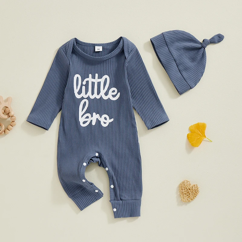 Newborn Baby Boy Little Brother Coming Home Outfit Knitted Long Sleeve Romper Jumpsuit Overalls +Hat Fall Clothes
Newborn Baby Boy Little Brother Coming Home Outfit Knitted Long Sleeve Romper Jumpsuit Overalls +Hat Fall Clothes