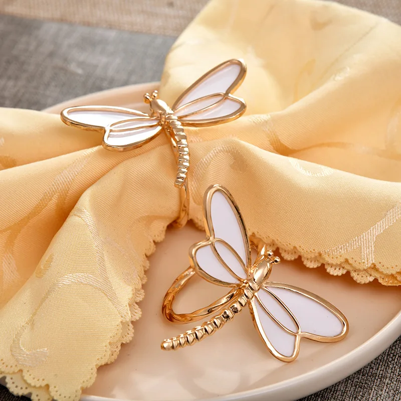Gold Dragonfly Napkin Ring, Simple Home Creative, Wedding Table Decoration 6Pcs
Gold Dragonfly Napkin Ring, Simple Home Creative, Wedding Table Decoration 6Pcs