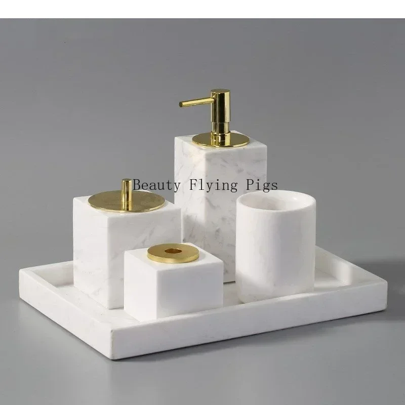 1pc, Marble Bathroom Accessories, Toiletries, Nordic Luxury Mouthwash Cups, Soap Dispensers, Household Items, Cotton Swab Boxes
1pc, Marble Bathroom Accessories, Toiletries, Nordic Luxury Mouthwash Cups, Soap Dispensers, Household Items, Cotton Swab Boxes