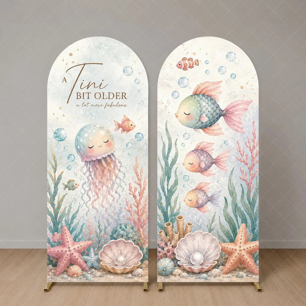 Pastel Under the Sea Birthday Arch Backdrop Cover Jellyfish Ocean Theme Party Decor, Mermaid Fish Baby Shower Arch Cover
Pastel Under the Sea Birthday Arch Backdrop Cover Jellyfish Ocean Theme Party Decor, Mermaid Fish Baby Shower Arch Cover