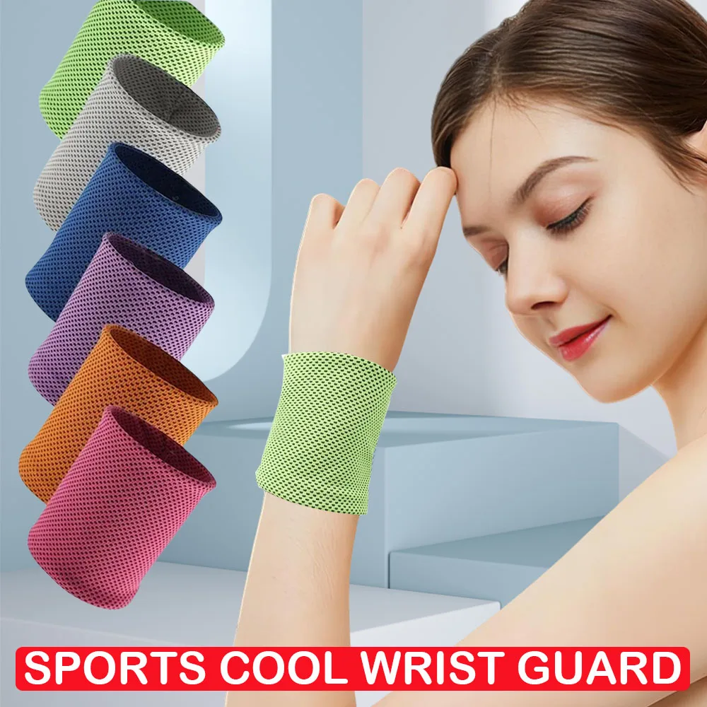 Gym Cooling Wrist Sweatband Breathable Ice Fabric for Tennis/Volleyball/Basketball with Non-Slip Grip & Moisture Control
Gym Cooling Wrist Sweatband Breathable Ice Fabric for Tennis/Volleyball/Basketball with Non-Slip Grip & Moisture Control