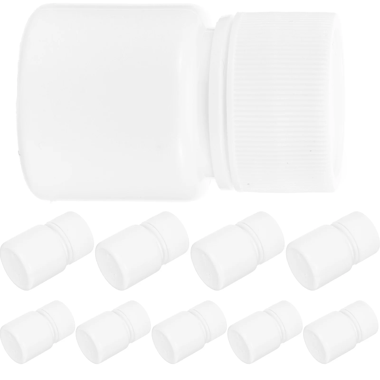 30 Pcs Bottling Bottles with Caps Fillable Round Container Empty Pill Boxes Case Tablet Small for Travel
30 Pcs Bottling Bottles with Caps Fillable Round Container Empty Pill Boxes Case Tablet Small for Travel