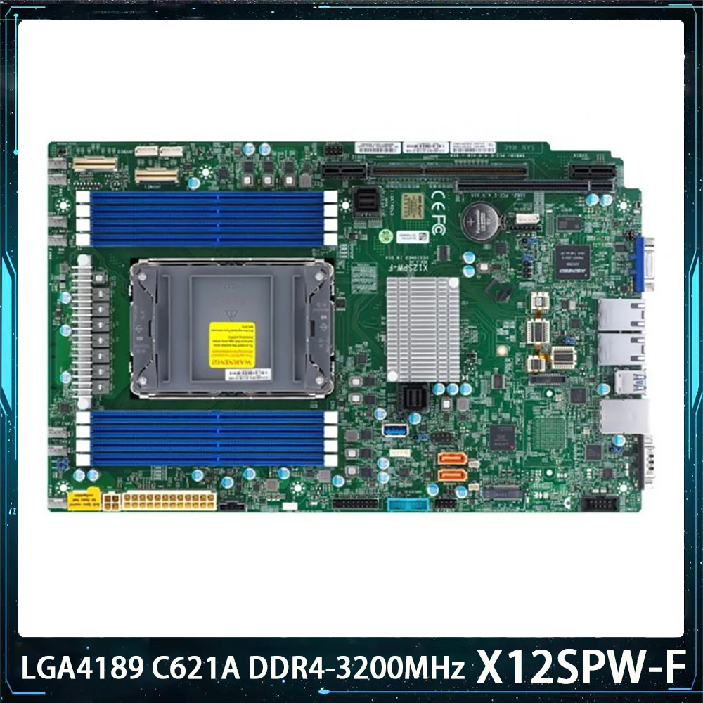 X12SPW-F LGA4189 C621A 2TB 3DS DDR4-3200MHz Proprietary WIO 10XSATA3 For Supermicro Server Motherboard
X12SPW-F LGA4189 C621A 2TB 3DS DDR4-3200MHz Proprietary WIO 10XSATA3 For Supermicro Server Motherboard