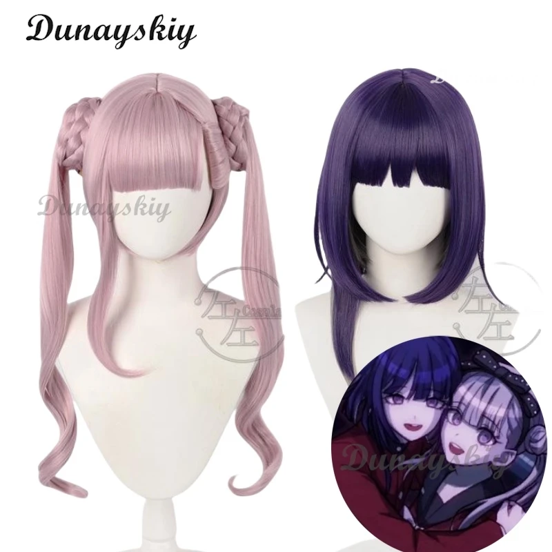 The Hundred Line Kako Tsukumo/ Ima Tsukumo Cosplay Wig Purple Double Ponytail Hair Last Defense Academy Halloween Party Carnival
The Hundred Line Kako Tsukumo/ Ima Tsukumo Cosplay Wig Purple Double Ponytail Hair Last Defense Academy Halloween Party Carnival
