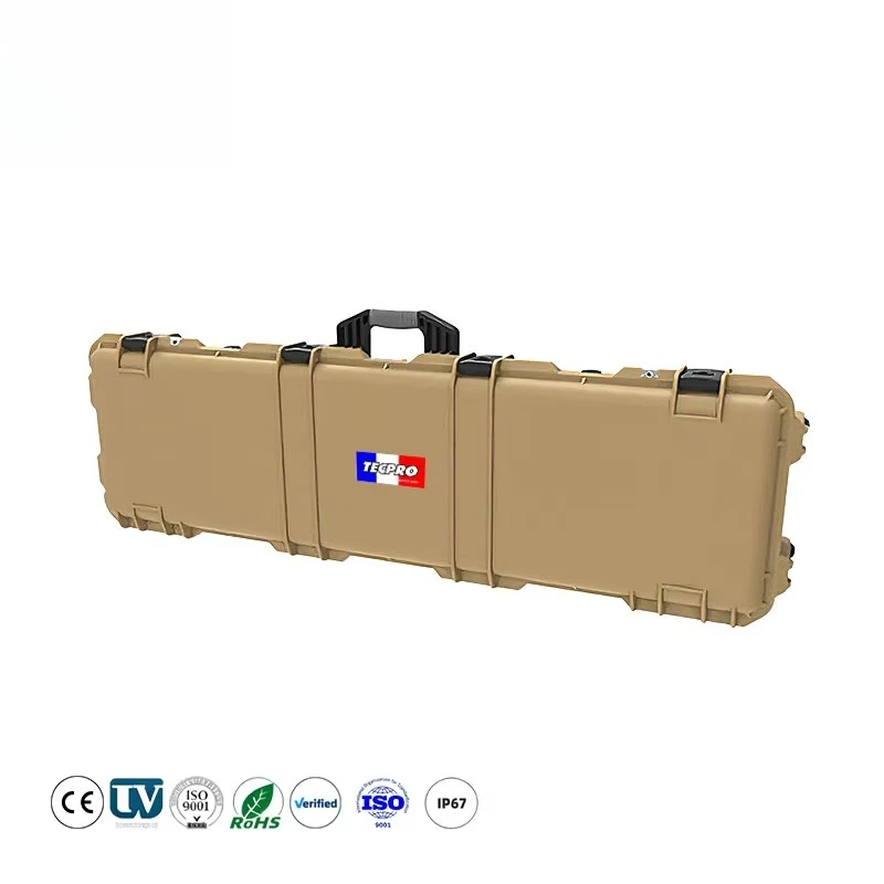 New Arrivals IP67 Waterproof Heavy-Duty Hard Plastic Locking Long Gun Case Anti-Shock Hard case for Hunting Finishing
New Arrivals IP67 Waterproof Heavy-Duty Hard Plastic Locking Long Gun Case Anti-Shock Hard case for Hunting Finishing
