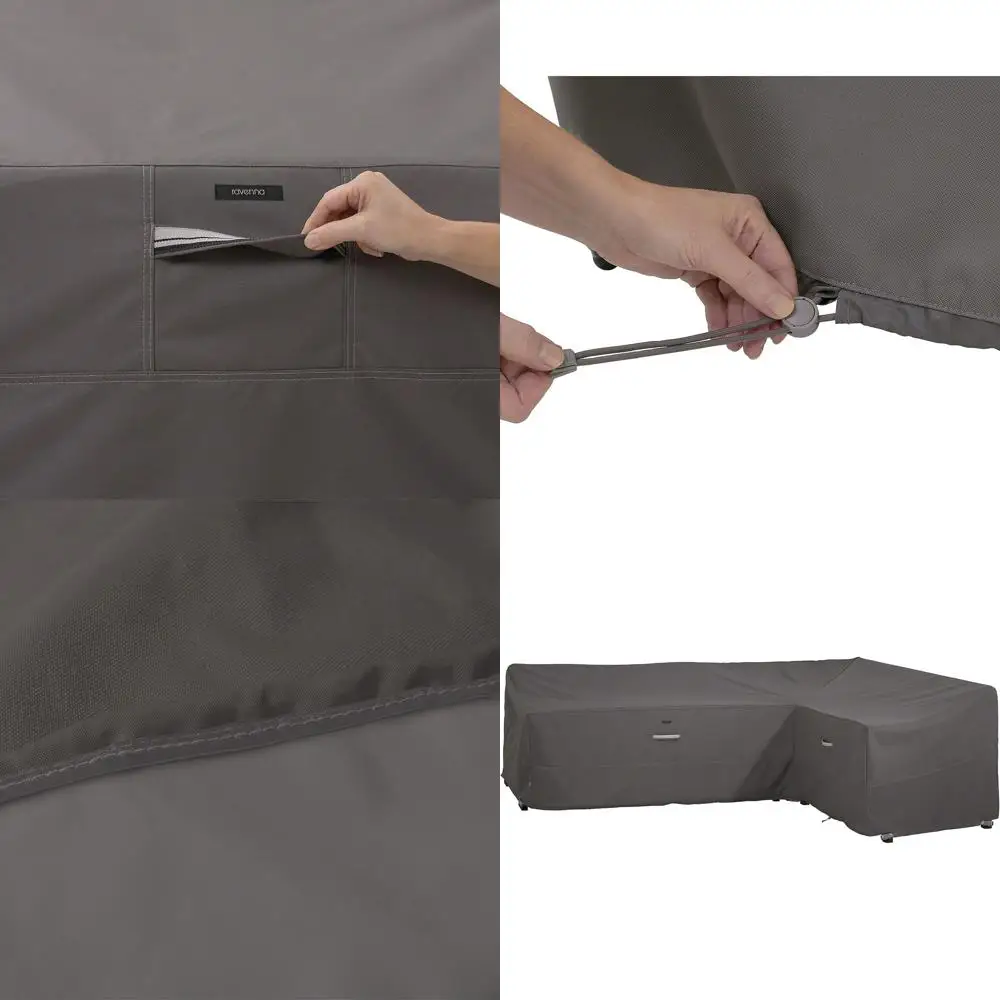 Water-Resistant 104 Inch Outdoor Sectional Sofa Cover, Patio Furniture Protection
Water-Resistant 104 Inch Outdoor Sectional Sofa Cover, Patio Furniture Protection