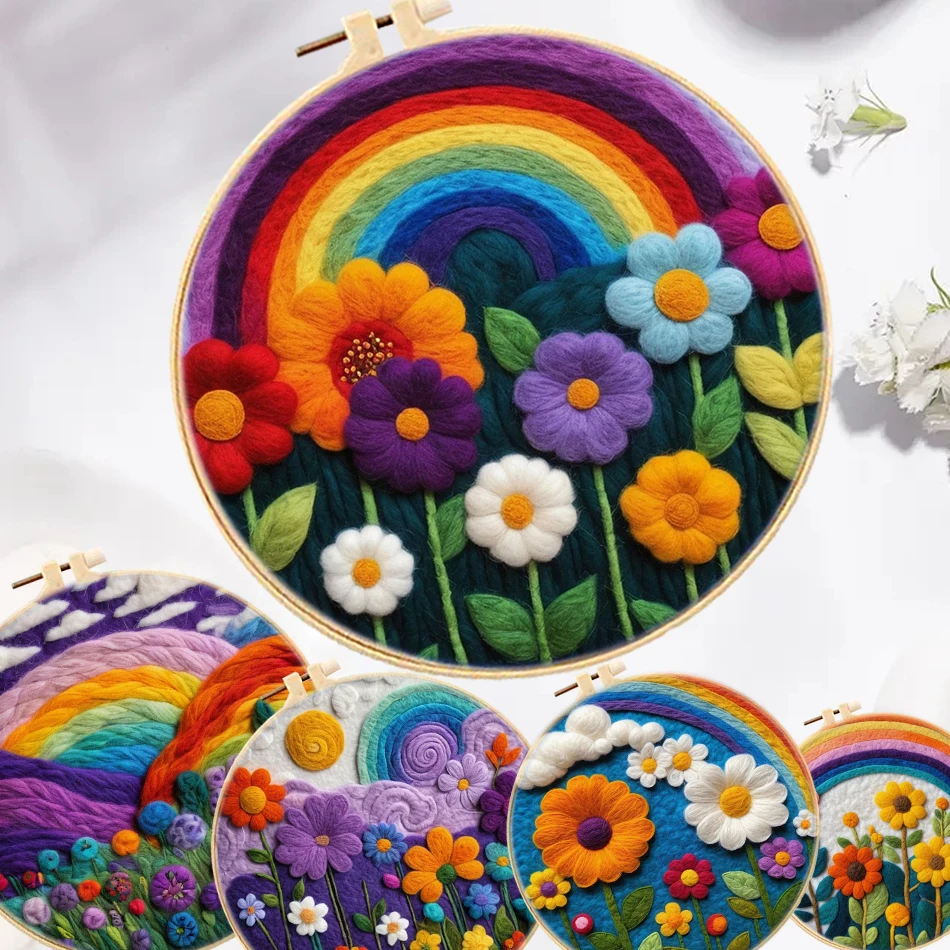 GATYZTORY DIY Wool Needle Felting For Beginners Creative Needle Felt Supplies Flower Handmade Picture felting painting Diy Gift
GATYZTORY DIY Wool Needle Felting For Beginners Creative Needle Felt Supplies Flower Handmade Picture felting painting Diy Gift