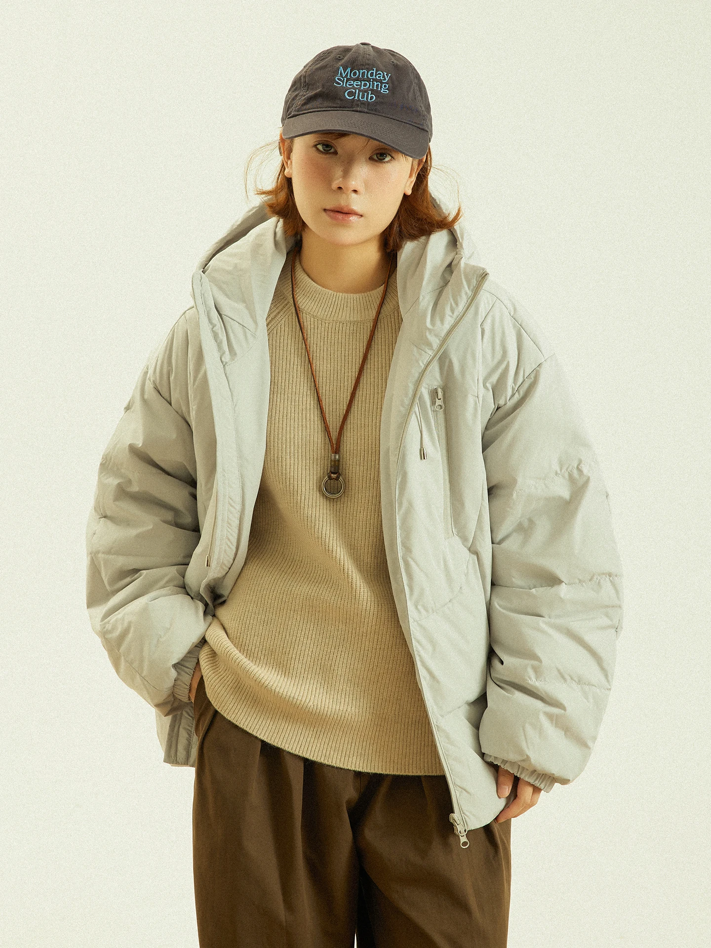 GoodNorth Thiened Winter Puffer Jaet Hooded ex Loose Warm Double Zipper Design Outerwear Polyester Fiber White Du d...
GoodNorth Thiened Winter Puffer Jaet Hooded ex Loose Warm Double Zipper Design Outerwear Polyester Fiber White Du d...