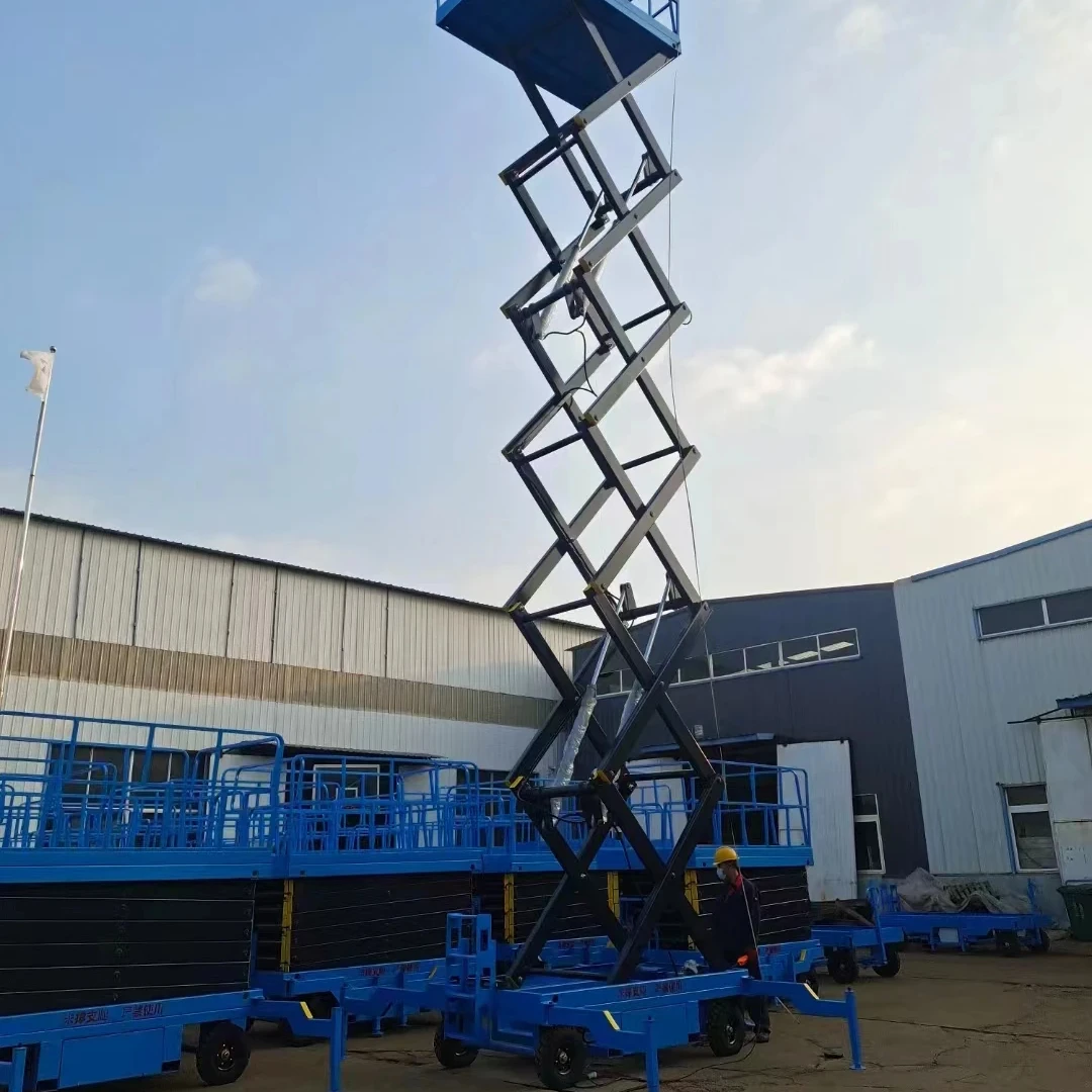 Новая самоходная электрическая ножничная подъемная воздушная платформа с максимальной высотой 12 м и емкостью для 4 человек
Новая самоходная электрическая ножничная подъемная воздушная платформа с максимальной высотой 12 м и емкостью для 4 человек