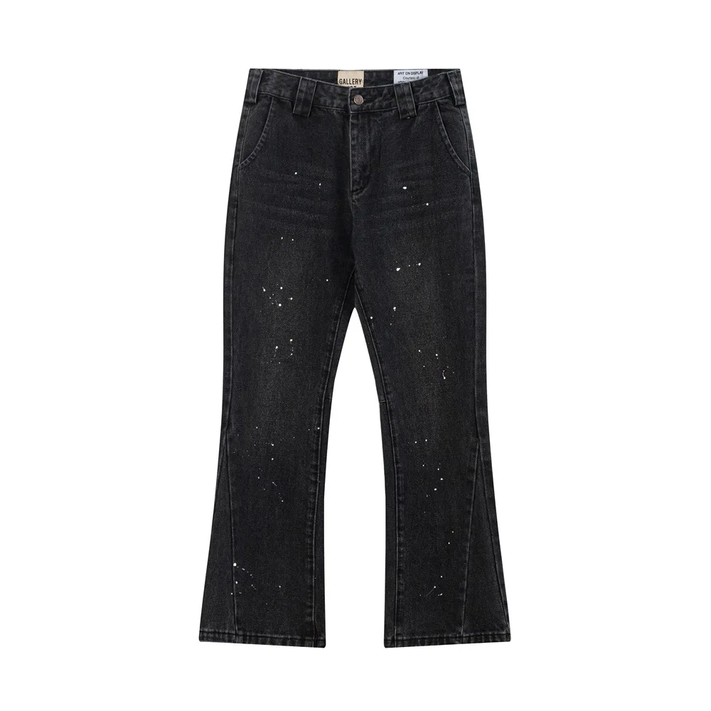 Loose Fit High Street Style Men's And Women's Micro Flared Jeans Denim Fabric Breathable Comfortable Daily Wear Autumn Thin
Loose Fit High Street Style Men's And Women's Micro Flared Jeans Denim Fabric Breathable Comfortable Daily Wear Autumn Thin