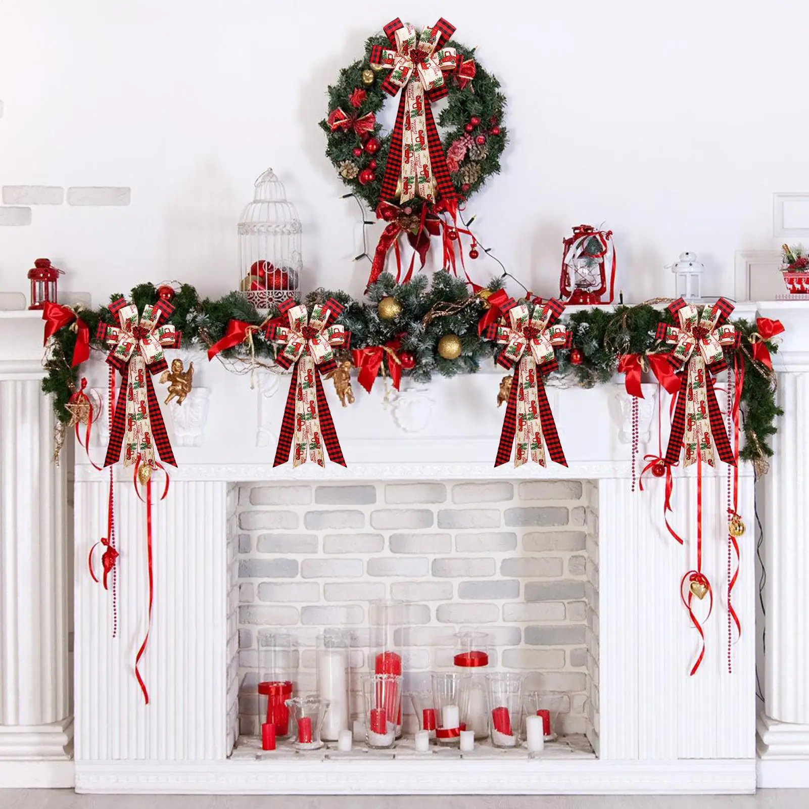 Christmas Bow Ribbon Reusable Classic Soft Decoration Christmas Ribbons And Bows For Family Friends Holiday Trees Wreaths Home
Christmas Bow Ribbon Reusable Classic Soft Decoration Christmas Ribbons And Bows For Family Friends Holiday Trees Wreaths Home