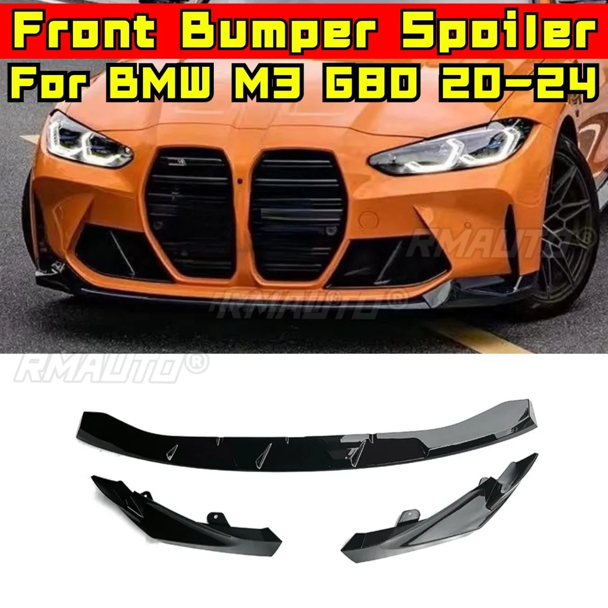 Car Front Bumper Spoiler Lip Diffuser MP Style Modification Part For BMW M3 G80 2020-2024 Bumper Guard Cover Car Accessories
Car Front Bumper Spoiler Lip Diffuser MP Style Modification Part For BMW M3 G80 2020-2024 Bumper Guard Cover Car Accessories
