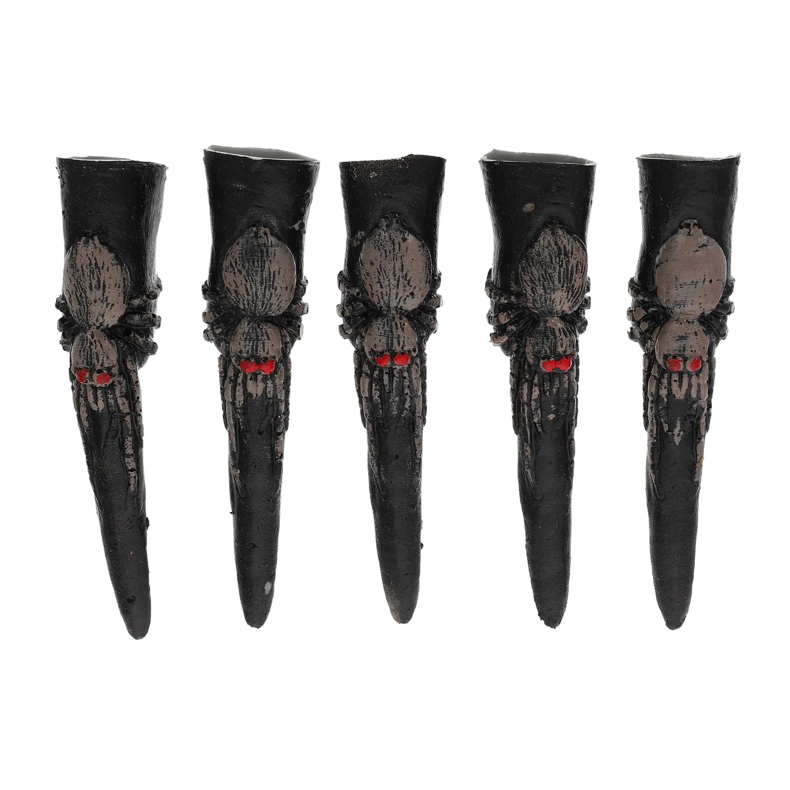 5pcs Fake Nail Covers Halloween Spooky Witch Zombie Finger Props Long False Nails For Cosplay Party Masquerade Decor
5pcs Fake Nail Covers Halloween Spooky Witch Zombie Finger Props Long False Nails For Cosplay Party Masquerade Decor