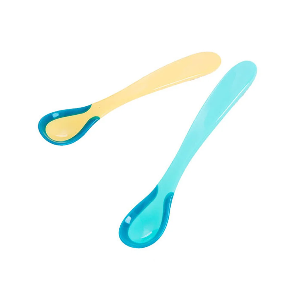 2Pcs Temperature Heat Sensing Color Changing Spoon Food Grade Infant Safety Feeding Spoon for Baby Newborn
2Pcs Temperature Heat Sensing Color Changing Spoon Food Grade Infant Safety Feeding Spoon for Baby Newborn
