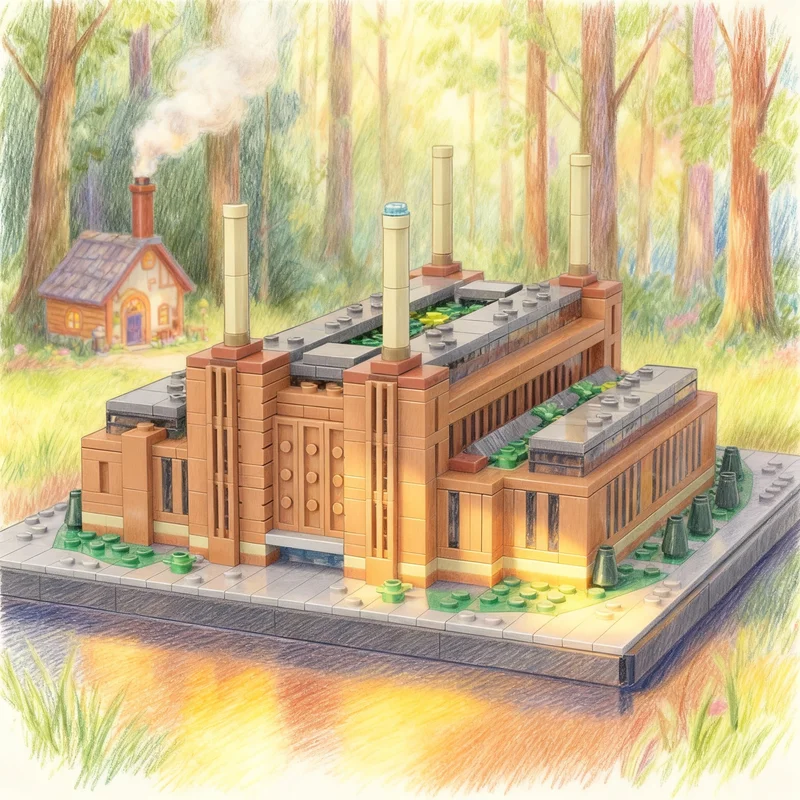 1256pcs MOC Battersea Power Station Architecture Model Building Blocks Creative Gift DIY Display Decor Adult Premium Kids Desk
1256pcs MOC Battersea Power Station Architecture Model Building Blocks Creative Gift DIY Display Decor Adult Premium Kids Desk