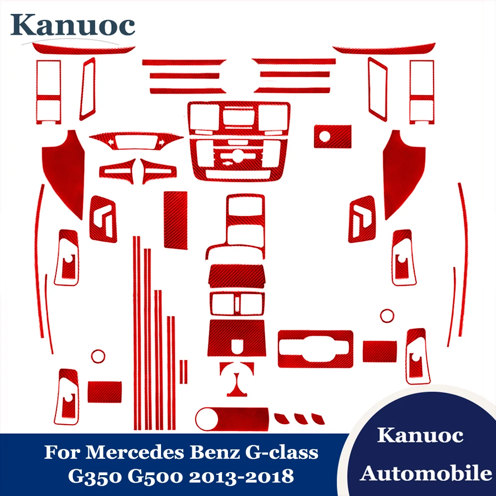 Car Red Carbon Fiber Stickers Accessories Various Parts Decorative Cover Trim For Mercedes Benz G-Class G350 G500 2013-2018
Car Red Carbon Fiber Stickers Accessories Various Parts Decorative Cover Trim For Mercedes Benz G-Class G350 G500 2013-2018