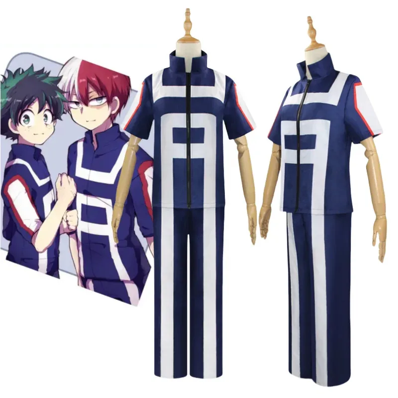 Anime My Hero Academia Midoriya Izuku Cosplay Costumes Bakugou Katsuki College Gymnastics Uniform Todoroki Halloween Costume Set
Anime My Hero Academia Midoriya Izuku Cosplay Costumes Bakugou Katsuki College Gymnastics Uniform Todoroki Halloween Costume Set