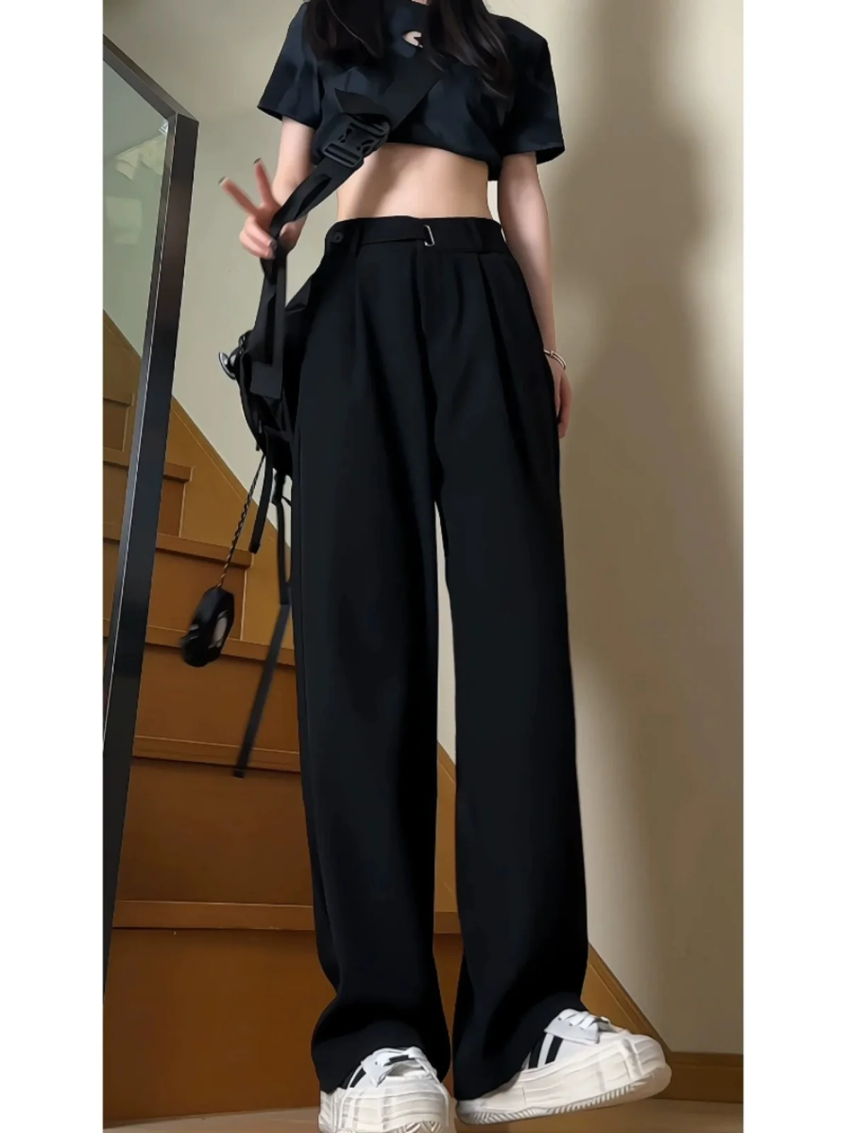 Naples Men's Summer Cleanfit High Waist Straight Leg Loose Fit Trendy Brand Long Pants American Sle Casual Pure Color
Naples Men's Summer Cleanfit High Waist Straight Leg Loose Fit Trendy Brand Long Pants American Sle Casual Pure Color