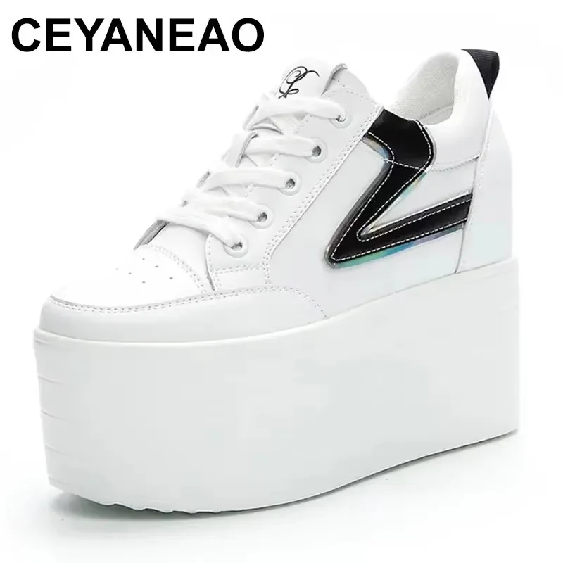 2025 12cm Genuine Leather Platform Wedge Chunky Sneaker Hidden Heels Casual Breathable Spring Autumn High Brand Vulcanize Shoes
2025 12cm Genuine Leather Platform Wedge Chunky Sneaker Hidden Heels Casual Breathable Spring Autumn High Brand Vulcanize Shoes