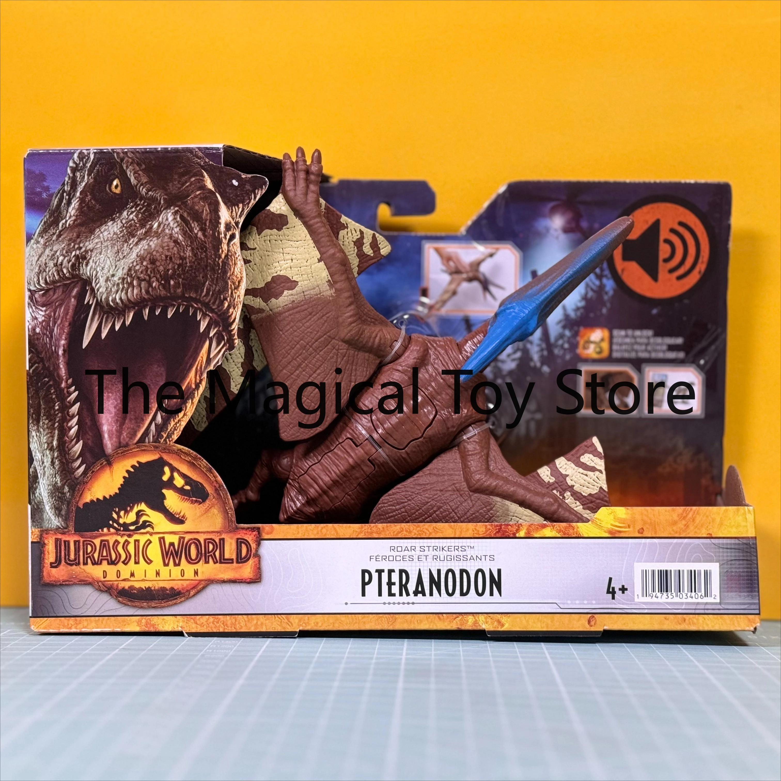 Original Jurassic World Dinosaur Sound Effects: Roaring Battle Damage Pteranodon Vs. Pteranodon Showdown Joystick Toy
Original Jurassic World Dinosaur Sound Effects: Roaring Battle Damage Pteranodon Vs. Pteranodon Showdown Joystick Toy