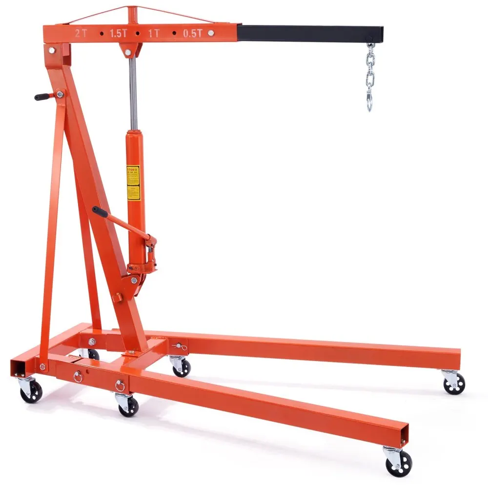 2 Ton/4400 LBS Hydraulic Engine Hoist Cherry Picker Foldable Heavy-duty for Auto Repair Motors Lifting Loading
2 Ton/4400 LBS Hydraulic Engine Hoist Cherry Picker Foldable Heavy-duty for Auto Repair Motors Lifting Loading