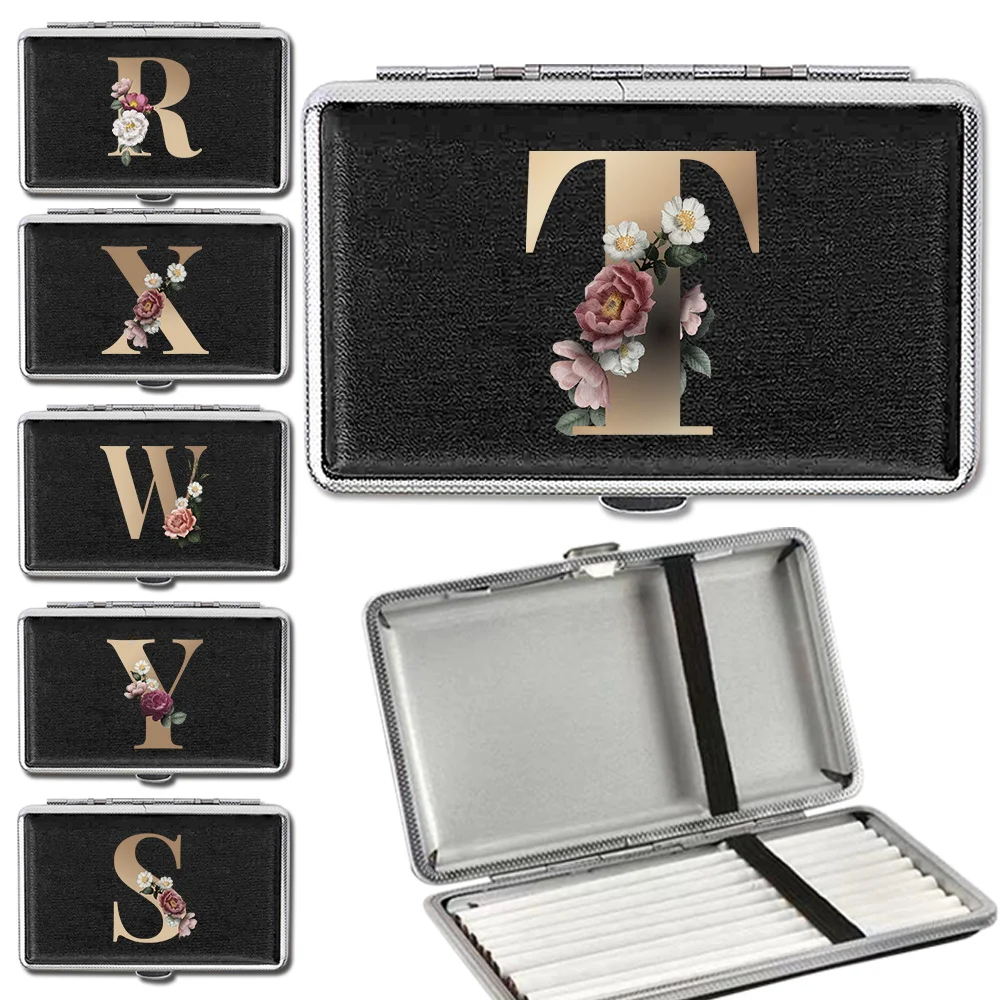 Cigarette Cigar Case Moisture Proof Organizer Portable Gold Letter Pattern Smoking Accessories Tobacco Storage Box Gift Outdoor
Cigarette Cigar Case Moisture Proof Organizer Portable Gold Letter Pattern Smoking Accessories Tobacco Storage Box Gift Outdoor