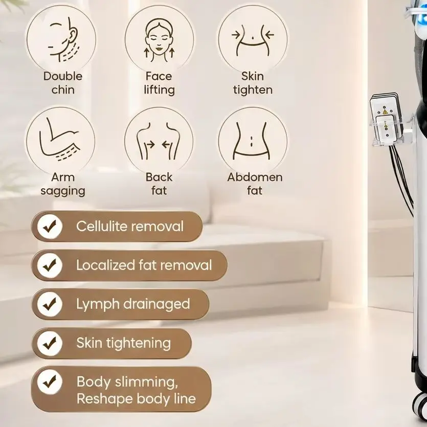 360° Fat Freezing Body Slimming Machine Effective Weight Loss Cellulite Removal Vacuum Cavitation System Beauty Salons Spas Use
360° Fat Freezing Body Slimming Machine Effective Weight Loss Cellulite Removal Vacuum Cavitation System Beauty Salons Spas Use