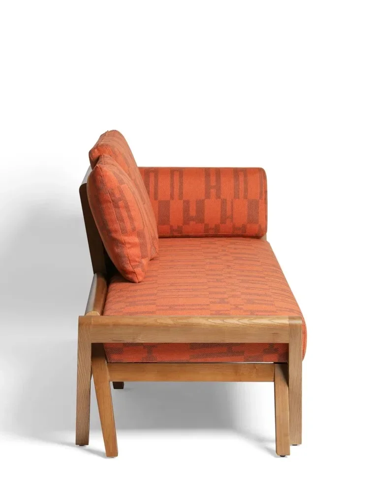 Sofa bed dual-purpose lazy recliner solid wood fabric bench study bed
Sofa bed dual-purpose lazy recliner solid wood fabric bench study bed