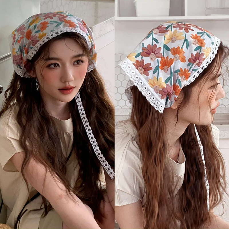 High Quality100%cotton pastoral print scarf headband travel photography, women's French lace Korean style hair
High Quality100%cotton pastoral print scarf headband travel photography, women's French lace Korean style hair