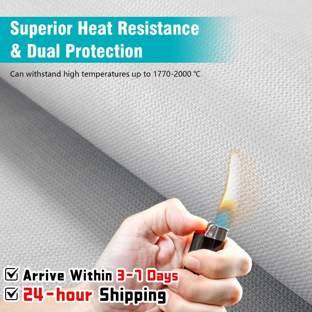 Car Fire Blanket Reusable Auto Fireproof Cover Silicone Coated High Temperature Resistant Fabric For New Energy Vehicles
Car Fire Blanket Reusable Auto Fireproof Cover Silicone Coated High Temperature Resistant Fabric For New Energy Vehicles