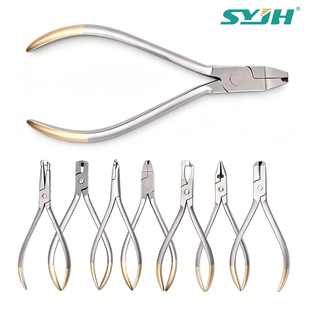 SYJH Dental 1Pc Stainless Steel Orthodontic Pliers Support Lingual Wire Niti Cinch Back And Needle Holding Dentistry Orthodontic
SYJH Dental 1Pc Stainless Steel Orthodontic Pliers Support Lingual Wire Niti Cinch Back And Needle Holding Dentistry Orthodontic