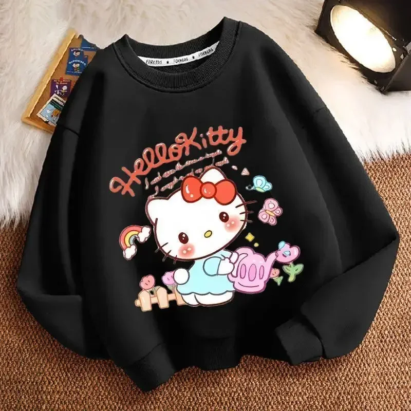 Hello Kitty Kawaii Anime Sanrio Ins Fashion Long Sleeve Shirt Cute Cartoon Children Hoodie Baby Clothes Gifts for Kids
Hello Kitty Kawaii Anime Sanrio Ins Fashion Long Sleeve Shirt Cute Cartoon Children Hoodie Baby Clothes Gifts for Kids