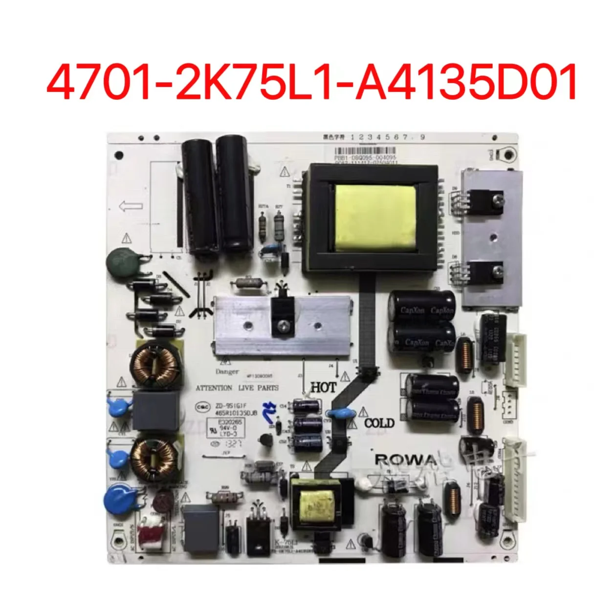 Для TCL LE32D99 Power Board K-75L1 4701-2K75L1-A4135D01 465-01A3-B2201G
Для TCL LE32D99 Power Board K-75L1 4701-2K75L1-A4135D01 465-01A3-B2201G