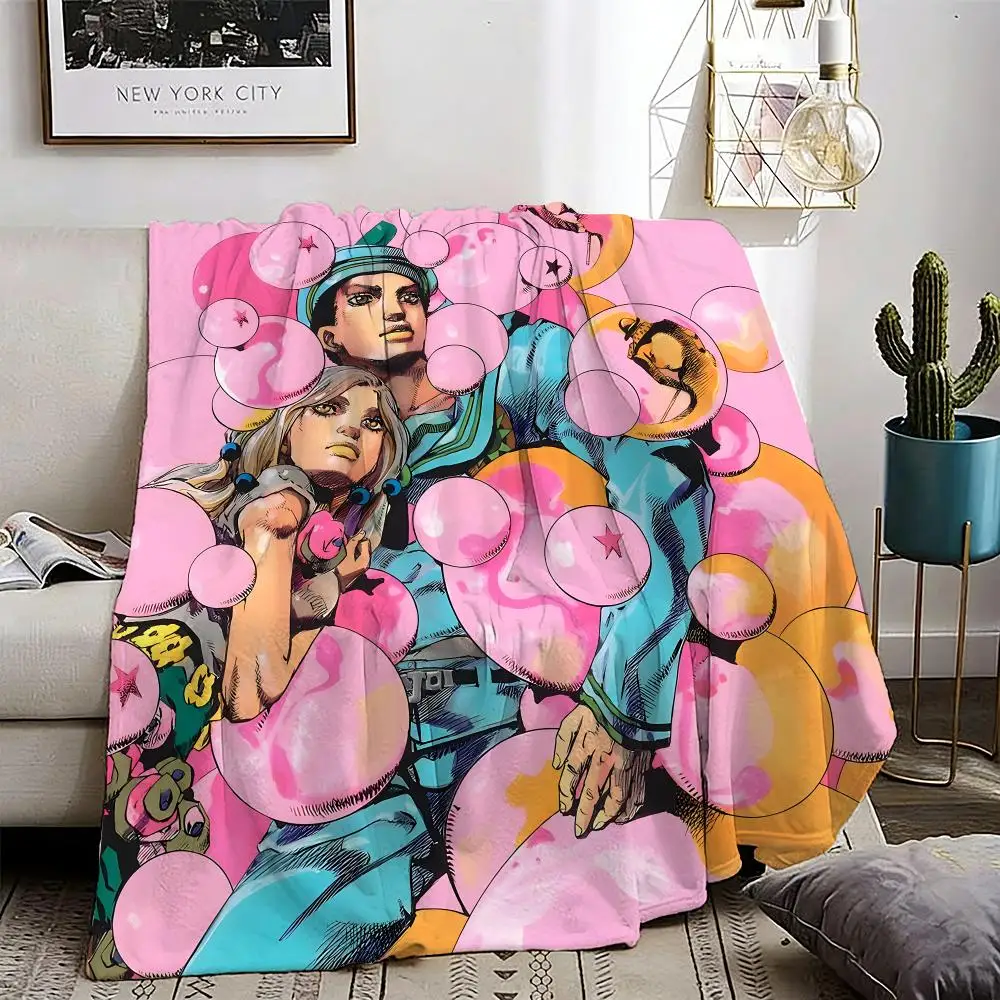 JoJo's Bizarre Adventure Throw Lightweight 240g Flannel Blanket Soft Skin-friendly for Summer Cooling
JoJo's Bizarre Adventure Throw Lightweight 240g Flannel Blanket Soft Skin-friendly for Summer Cooling