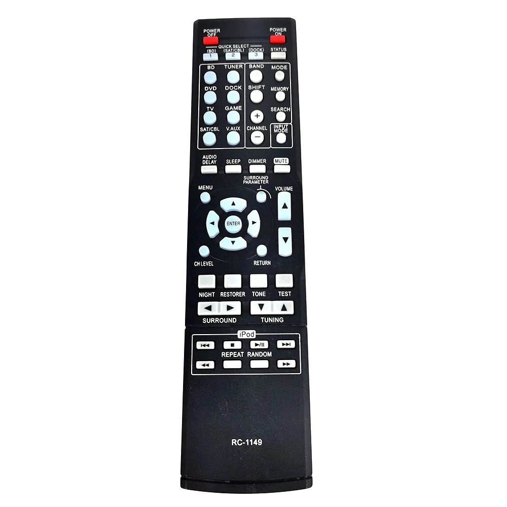 A23K-RC-1149 Remote Control Replacement for DENON RC-1158 RC1158 XV-5809 AVR-390 AVR-1311 DHT-1312B AV Surround Receiver
A23K-RC-1149 Remote Control Replacement for DENON RC-1158 RC1158 XV-5809 AVR-390 AVR-1311 DHT-1312B AV Surround Receiver