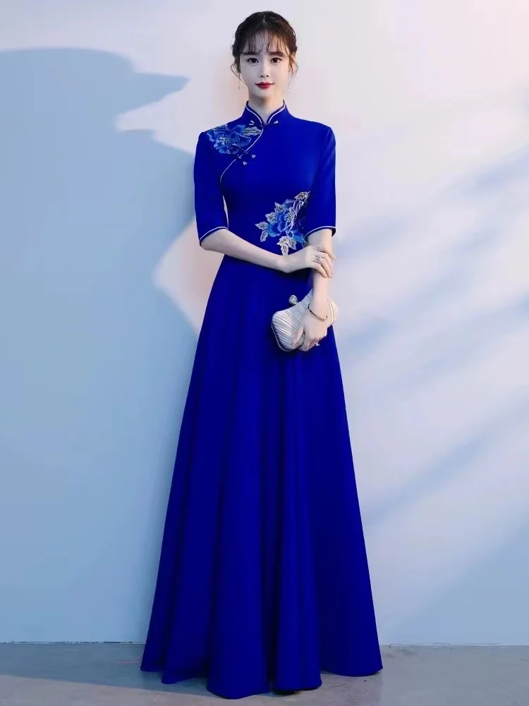 Black S11 evening dress for women, high-end temperament, high-end niche host, French adult ceremony long dress
Black S11 evening dress for women, high-end temperament, high-end niche host, French adult ceremony long dress