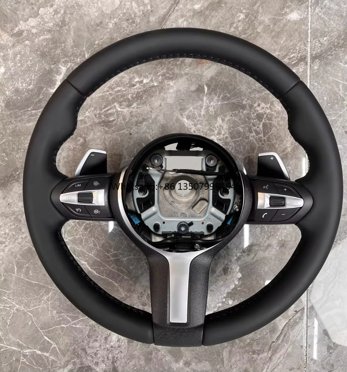 JIANSHAN Model 14649 3-Spoke Sports Leather Steering Wheel for M3/M5 F10/F30/F32/F20/F22/F87/F12/F06/F35/F80/F36/E90/E70
JIANSHAN Model 14649 3-Spoke Sports Leather Steering Wheel for M3/M5 F10/F30/F32/F20/F22/F87/F12/F06/F35/F80/F36/E90/E70